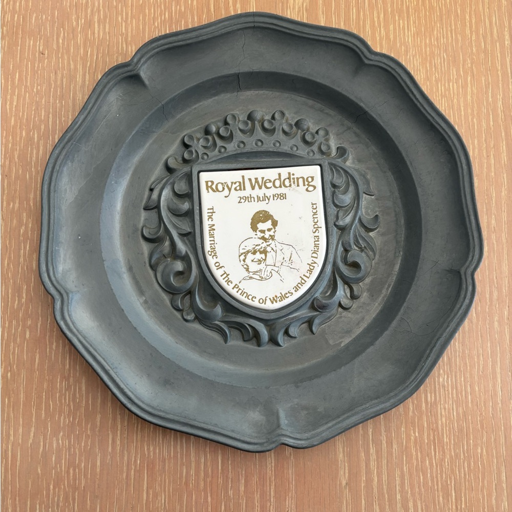 Royal Wedding Commemorative Plate Prince Charles & Lady Diana